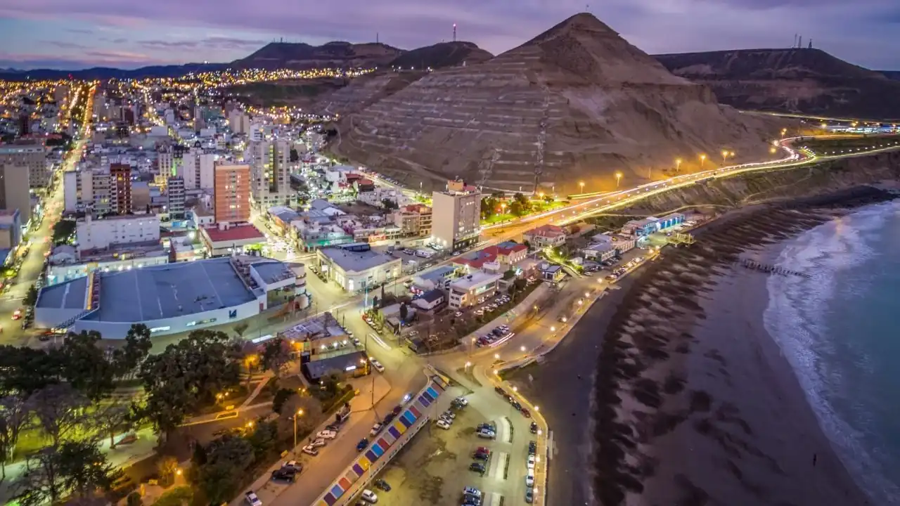 Vista de Comodoro Rivadavia