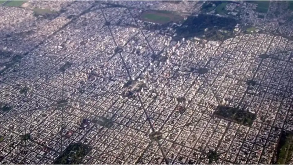 Vista de La Plata